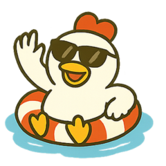 にわとりさん★夏のぼやき編｜にわとりさん｜LINEスタンプ